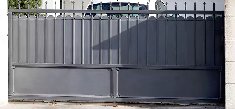 Metal Driveway Gate Installation Grayslake